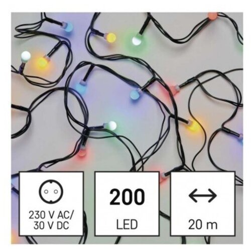 Emos lighting LED božična cherry veriga – kroglice 20 m D5AM06 Cene