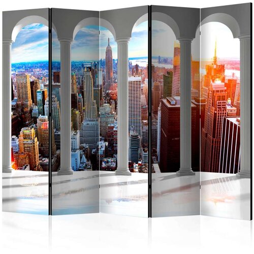  Paravan u 5 dijelova - Pillars and New York II [Room Dividers] 225x172 Slike