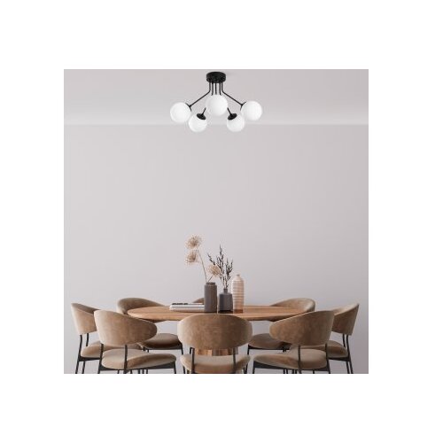 Opviq Luster Orion-13960, 62 cm, IP20, Crno-bijela Cene