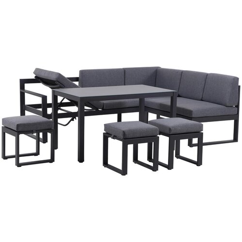 Ambia Garden jedilna lounge garnitura tkanina aluminij, jeklo Slike