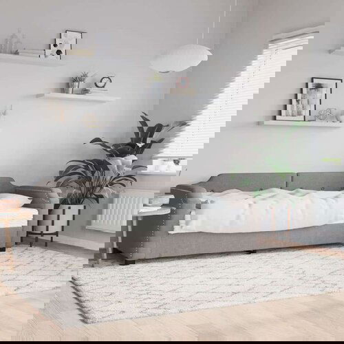  Dnevna postelja z vzmetnico taupe 80x200 cm blago, (20787938) Cene