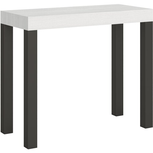 Ityhome 90 x 77 konzolna miza bela, (20847903) Slike