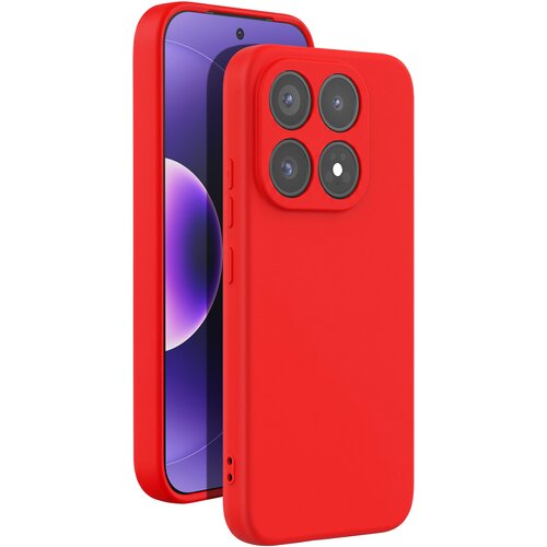 AVIZAR Silikonsko Ohi&scaron;je Soft-Touch za Xiaomi 17 Serije Fast Cover, Rdeča, (5000275303) Cene
