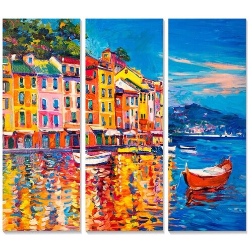 Wallity Dekorativna slika iz 3 dela AMALFI, (MDF285852095) Cene