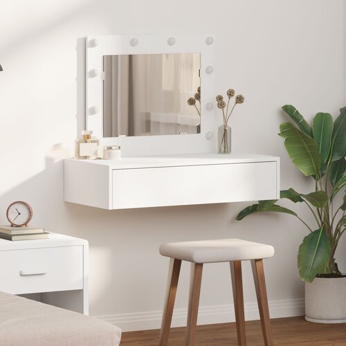 vidaXL Bela Les 83 x 40 x 70 cm Toaletna miza Pravokotna Moderna Cene