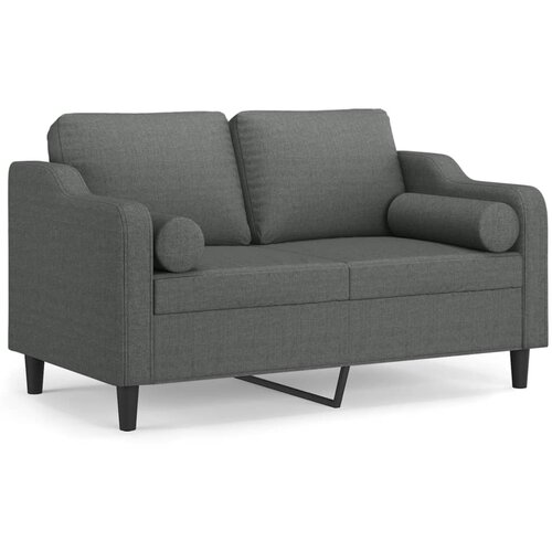 Maison Chic kavč - Sofa - Kanape dvosed z blazinami temno siv 120 cm blago, (21727561) Cene