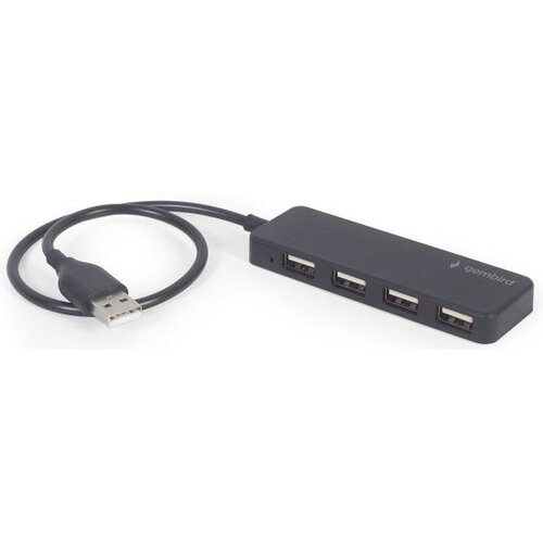 Gembird USB HUB Type-C 4-port black, UHB-CM-U2P4-01 Slike