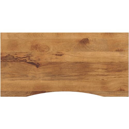 VidaXL Ploča za radni stol zaobljena 140x50x2,5 cm od drva manga Slike