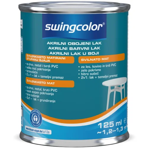 SWINGCOLOR lak u boji (golub plava, 125 ml, svilenkasti mat)