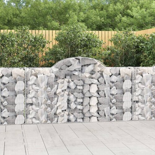 VidaXL Obokana gabonska ko&amp;scaron;ara 200x30x100/120 cm pocinkano železo Slike