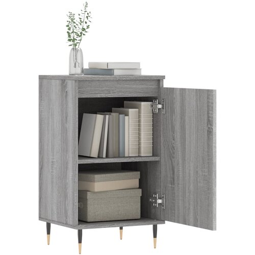  Komoda boja hrasta sonome 40 x 35 x 70 cm od konstruiranog drva Siva Slike