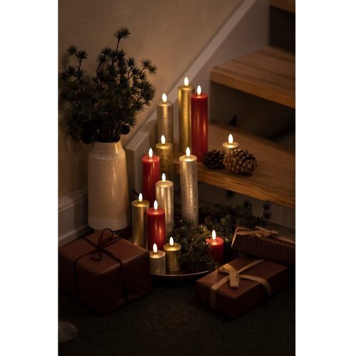 Sirius LED sveča (vi&amp;scaron;ina 15 cm) Sille &amp;ndash; Slike