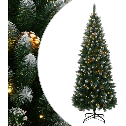 vidaXL Umetna novoletna jelka 150 LED diod 120 cm Cene
