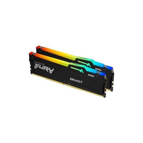 Kingston 64GB 6000MHz DDR5 RGBFury Beast (2x32GB), CL30, XMP, EXPO, 2RX8, 288-pin 16Gbit Cijene