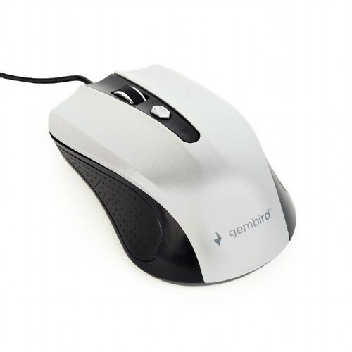 Gembird MUS-4B-01-BS Opticki mis 800-1200Dpi 4-button black/silver USB kabl 1,35m FO Cene