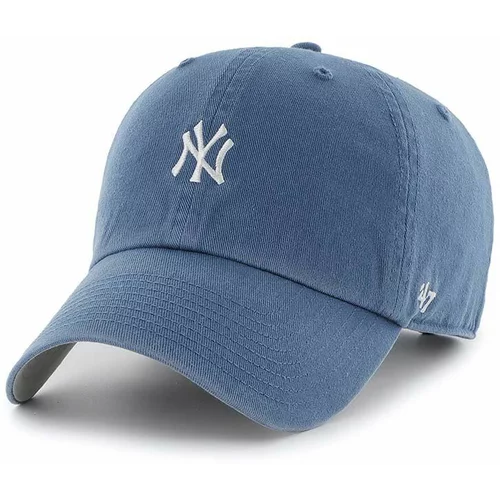 47 Brand Pamučna kapa sa šiltom MLB New York Yankees s aplikacijom