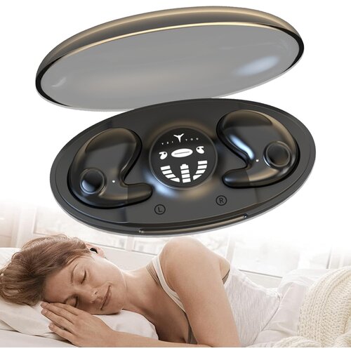 Venisymlis Nevidne slušalke Bluetooth za spanje, mini brezplačen vložek za osebe, ki špijo na boku, (22102350) Cene