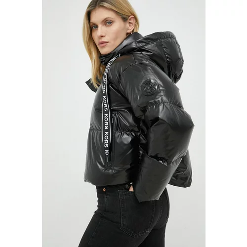 Michael Kors Pernata jakna za žene, boja: crna, za zimu, oversize