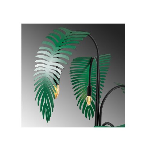 Opviq podna lampa palm 13920 black green Slike