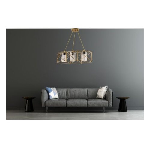 Opviq Luster Dratrio Glass Gold Grey Cene