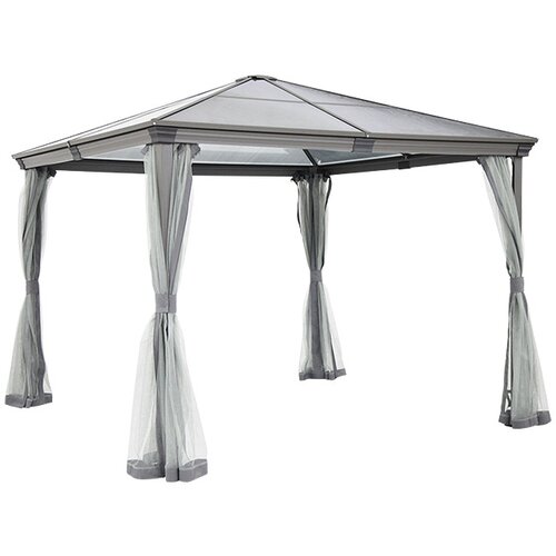 SUNFUN paviljon reo (300 x 300 x 270 cm, siva, uv 50+) Slike