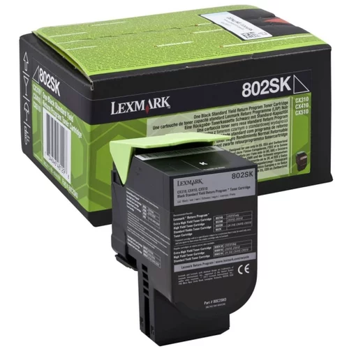  Lexmark 802SK (80C2SK0) črn/black - original