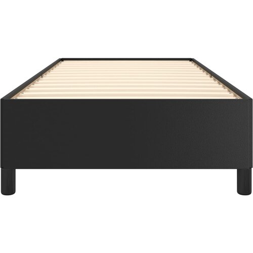  Okvir za krevet crni 100x200 cm od umjetne kože Slike