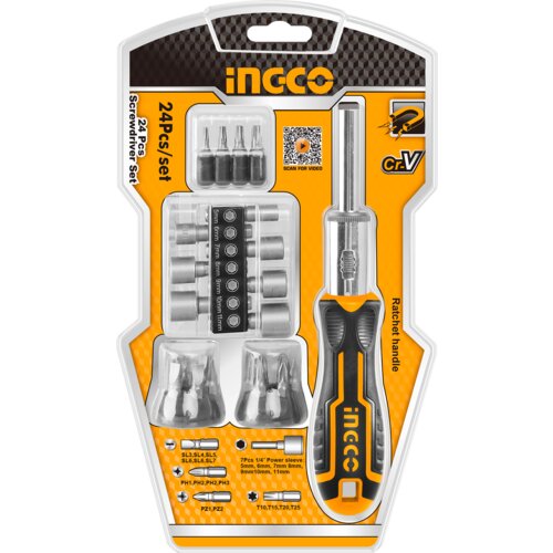 Ingco SET &amp;Scaron;ARAFCIGERA PRECIZNIH 24/1 HKSDB0248 Slike