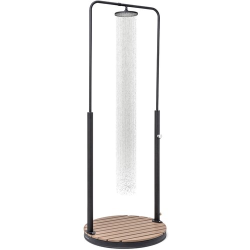Blumfeldt Sumatra Falls RD, vrtni tuš, WPC, aluminij, Ø 80 cm, okrugli Cijene