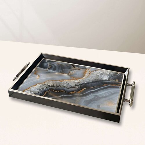 Aberto Design Poslužavnik TPG10047 50 x 29 x 3.5 cm, Šareni Cene