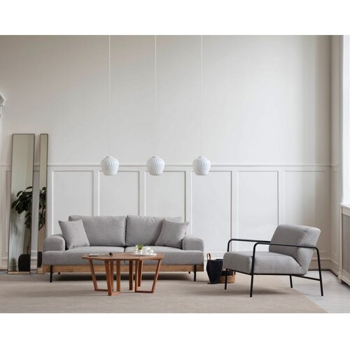Atelier Del Sofa Trosjed, Eti Oak 3 Seater -Grey Slike