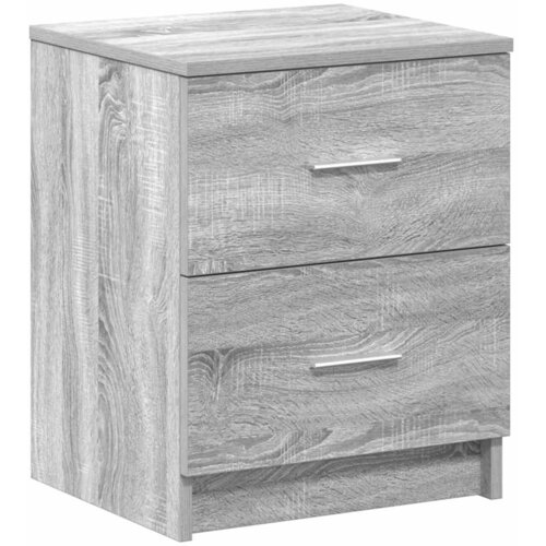 vidaXL Nočna omarica z 2 predaloma siva sonoma 40x36x50 cm, (5000298685) Cene