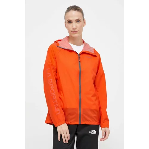 La Sportiva Vodoodporna jakna Pocketshell ženska, oranžna barva