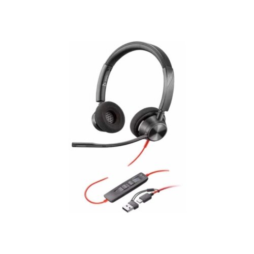 HP Poly BW 3310 Stereo -M USB-C HS +USB-C/A/8X220AA/crna Slu&amp;scaron;alice ( 760Q7AA ) Slike