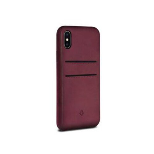 TWELVE SOUTH Spro&amp;scaron;?en usnjen ovitek za iPhone X/XS Marsala, Bordeaux, (21163017) Slike