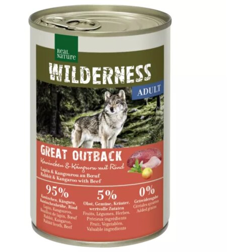 Real Nature Wilderness Adult zec, klokan i govedina 400 g Cijene