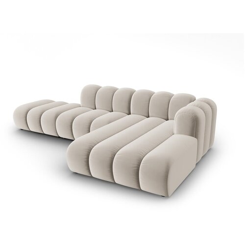 Micadoni Home Bež kotna sedežna garnitura (desni kot) Lupine &amp;ndash; Slike