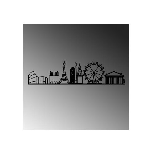 Wallity Zidna dekoracija European Cities Skyline Slike