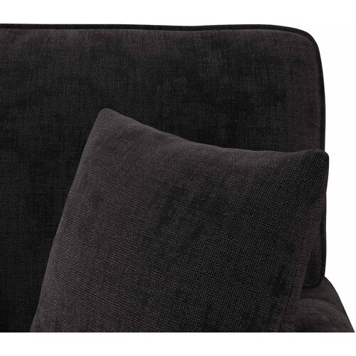  Ležaljka s suknjom s jastukom Crna 157 x 91 x 91 cm ARES Slike