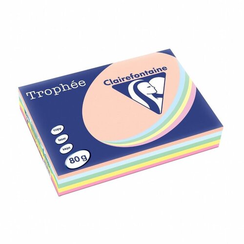 Clairefontaine papir Trophee pastelni mix (5 boja) A4/80gr 1/500 Cijene