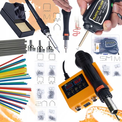 Rosfix SET SPAJKALNA POSTAJA OH660 + ZVARILEC PLASTIKE RSC100W &ndash; 660W, 1200 SPONK, 5 TIPOV SPOJEV | 230V, LED, 100&ndash;500&deg;C, PP/PE/ABS/PVC, (5000075840) Cene