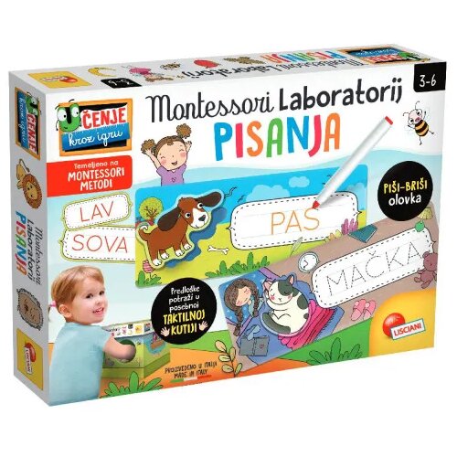 Odeon Montessori laboratorij pisanja Cene