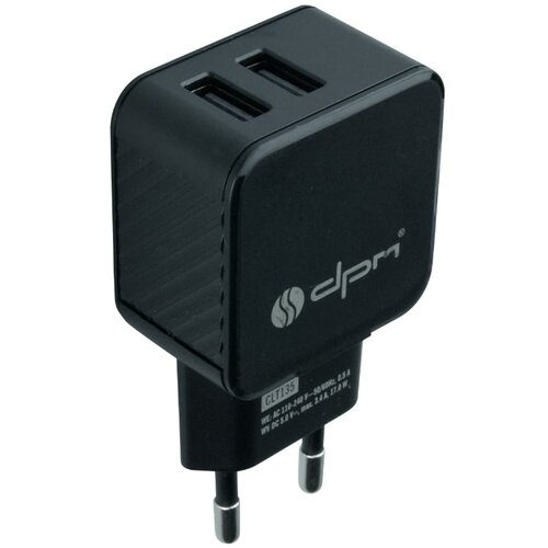  Polnilec za telefon DPM CLT135; 2x USB ; 3,4A; črn Cene