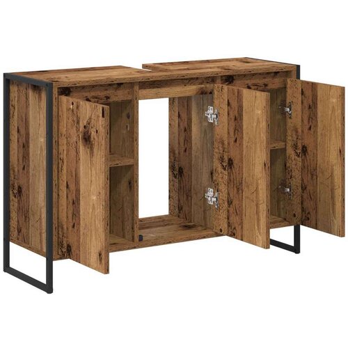  Kupaonski ormar Staro drvo 90 x 30 x 60 cm Konstruirano drvo Slike