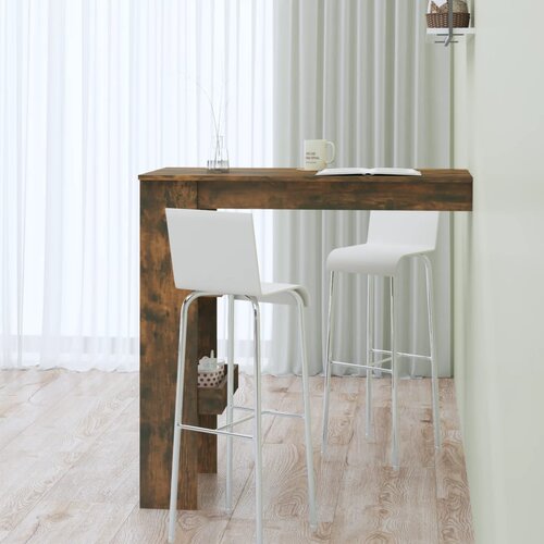  Zidni barski stol boja hrasta 102x45x103,5 cm konstruirano drvo Slike