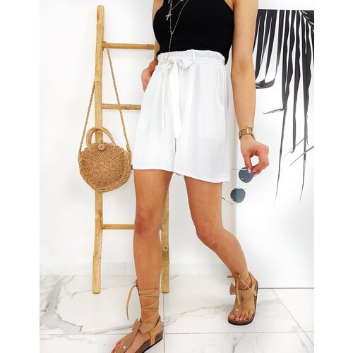 DStreet Women's shorts WOW white Cene