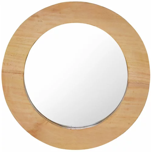  Zidno ogledalo od tikovine 40 cm okruglo