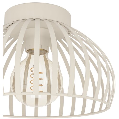 Eglo 901746 - stropno svetlo mogano, 1xE27/40W/230V, prečnik 28 cm, krem Slike