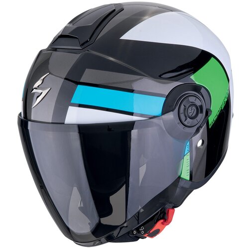 Scorpion exo-city ii blur black-white-green Cene