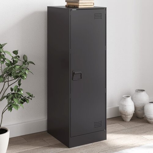 VidaXL Komoda crna 34 5 x 39 x 107 cm čelična Slike
